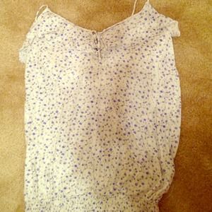 American Eagle Flower Tank. Size Large.