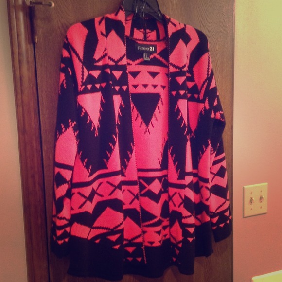 Aztec Print Cardigan