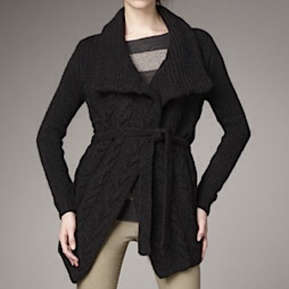 Vince Jackets & Blazers - Vince Cable Tie-Waist Cardigan large 10/12 NWT