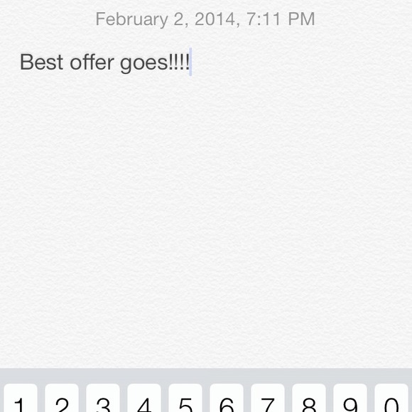 Make me an offer