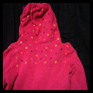 Cute Victoria's Secret pink peace sign hoodie