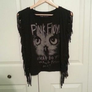 Fringed Pink Floyd Shirt