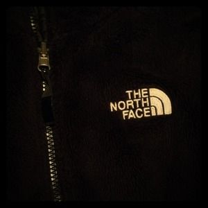 Fuzzy black north face