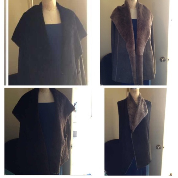 Bundle shearling jackets and vest from Vince