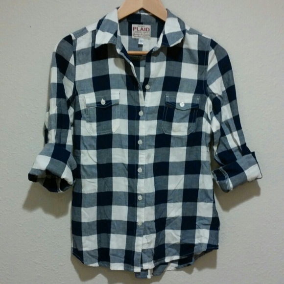 **sold* *Navy Blue Flannel