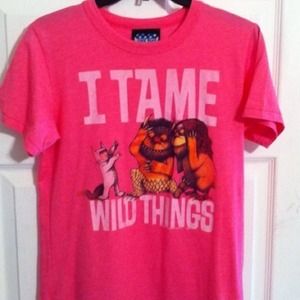 Junk Food Vintage Fitted Tee 'I Tame Wild Things'