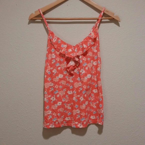**sold**Coral printed tank