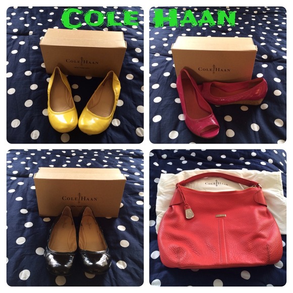 LIKE NEW Cole Haan shoes and handbags!