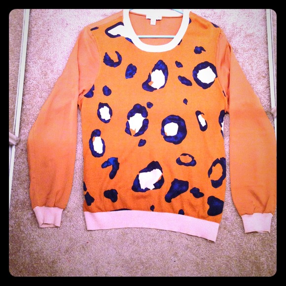 Phillip Lim leopard print pullover top