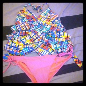 Cute Ruffle Tankini and bottom