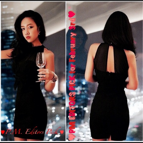 🎀SExy Halter Style Bl Cocktail Dress