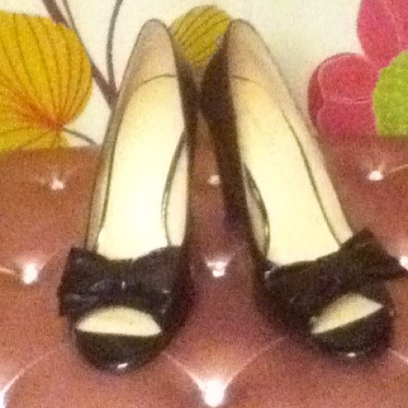 Nine West, Paten Leather, Pep toe, Heels - Picture 1 of 3