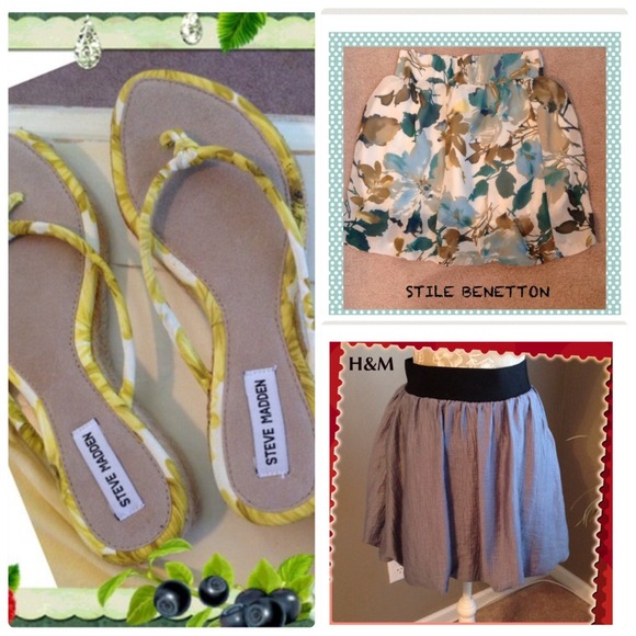 H&M Dresses & Skirts - H&M GREY BUBBLE SKIRT