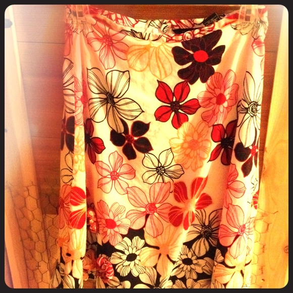 Cute flower skirt