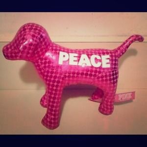 Vs pink peace dog 🎀💞💖
