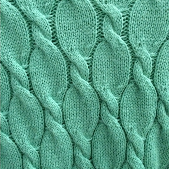 NWOT Teal Cable Knit Sweater Forever 21 - Picture 4 of 4