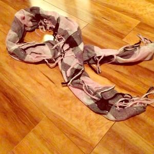 Pink & Black Scarf