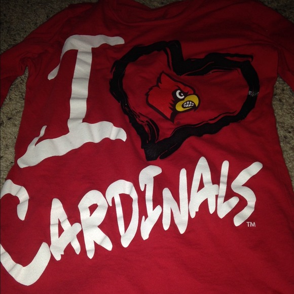 Louisville Cardnials long sleeve T EUC