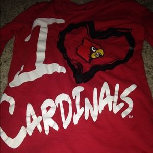 Louisville Cardnials long sleeve T EUC