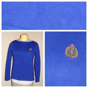 ⚓️Blue vintage Ralph Lauren pullover sweater⚓️