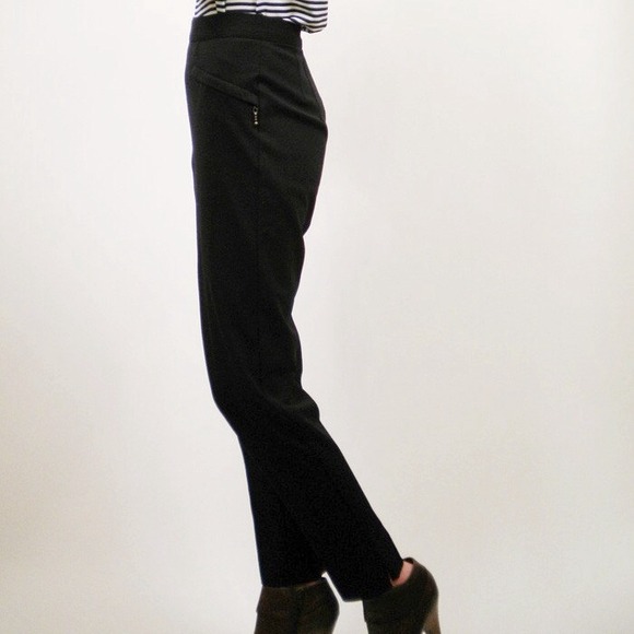 SOLD - Vintage Black High Waisted Riding Pants - Picture 3 of 4