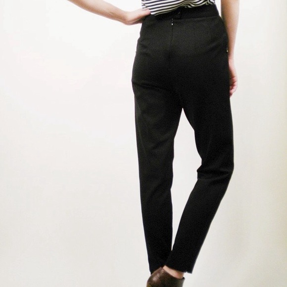 SOLD - Vintage Black High Waisted Riding Pants - Picture 4 of 4