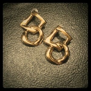 Gold Chain Link earrings