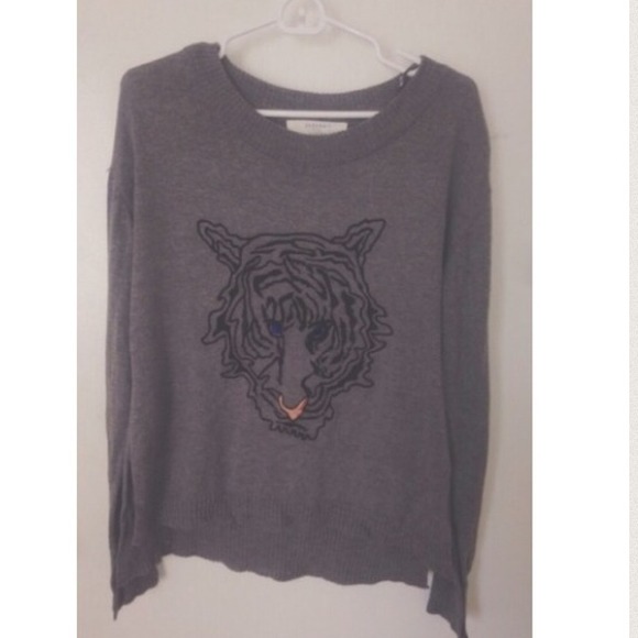 tiger knit / sweater 🍹