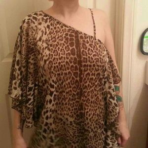 Cheetah print top
