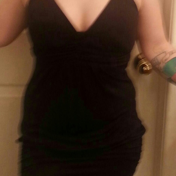 Black cotten dress, great for a night out