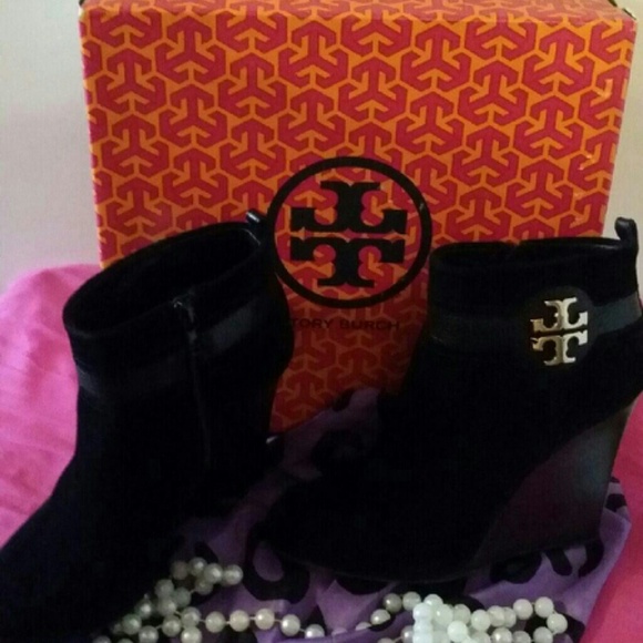 Tory Burch Suede Half Boot