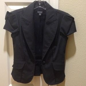 Bebe mini stripe short sleeve Jacket/Blazer