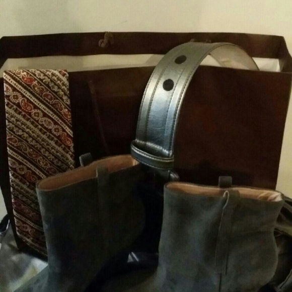 Vince Camuto Grey Suede HALF Boot