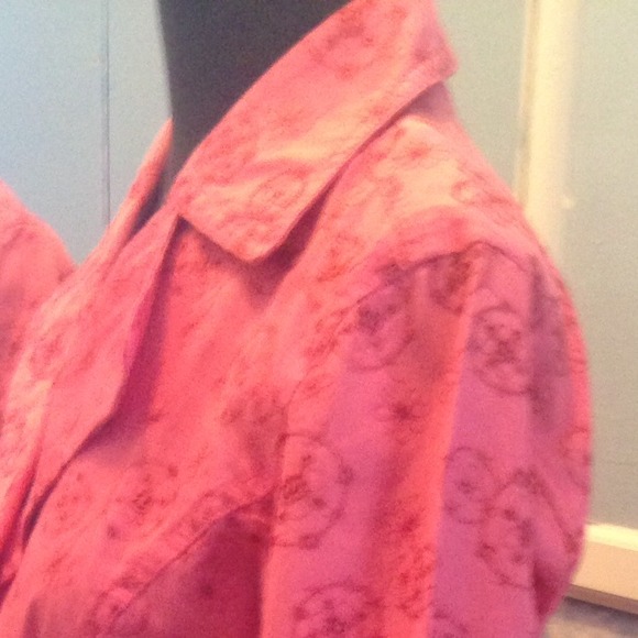 DKNY Jeans Coral cotton Blazer size Small - Picture 2 of 5