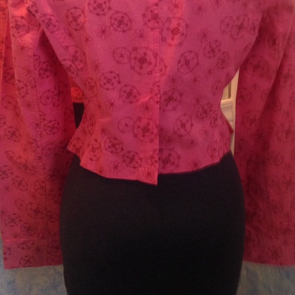 DKNY Jeans Coral cotton Blazer size Small - Picture 4 of 5