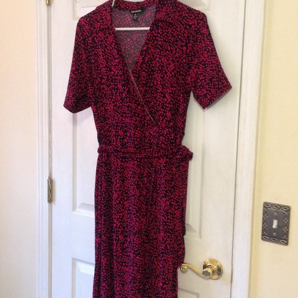 Designer "George" Wrap Dress