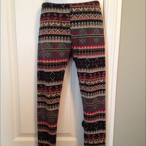 Southwestern sweater leggings