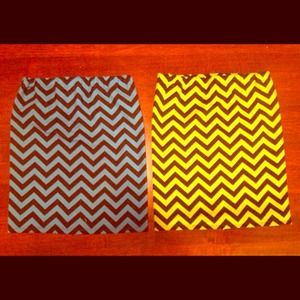 2 chevron skirts!!