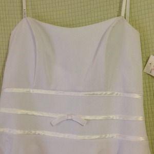 White Strapless Dress