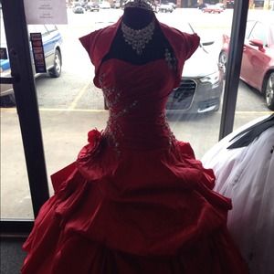 Quince Red Dress size 4