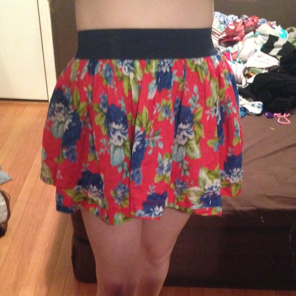 Abercrombie floral skirt