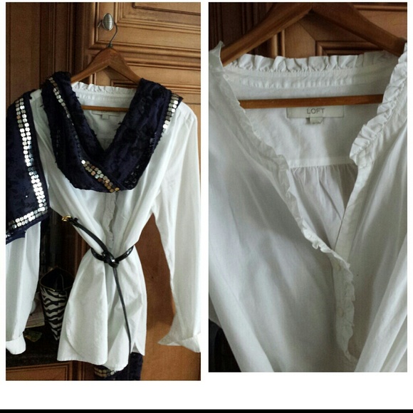 SOLD. Bundle for cathy Ann Taylor Loft cotton top