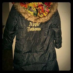 Apple bottom long coat