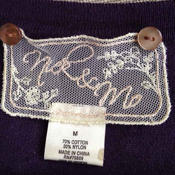 Eggplant purple sweater - Picture 4 of 4