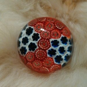 Murano glass paper weight made in Italy