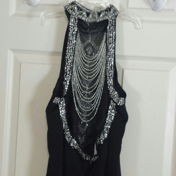 **REDUCED**Ashley Ames beaded evening/prom gown - Picture 2 of 4