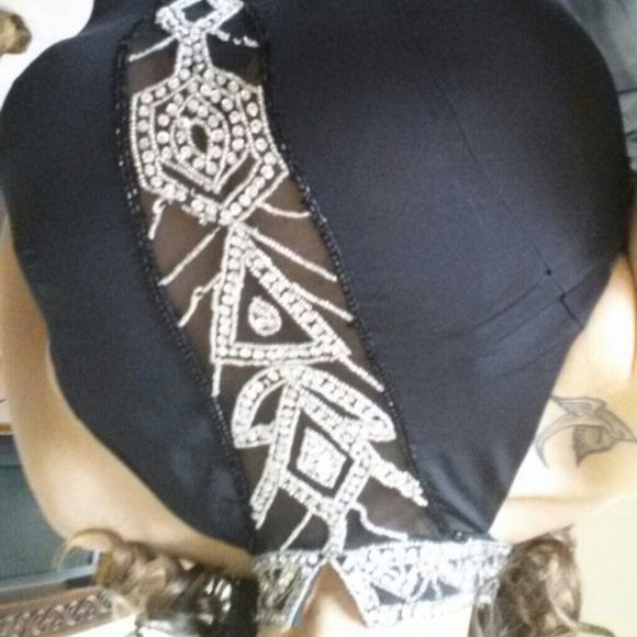 **REDUCED**Ashley Ames beaded evening/prom gown - Picture 4 of 4