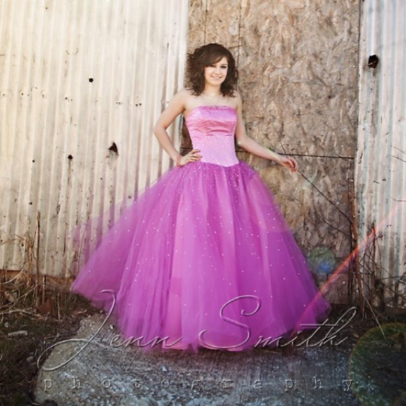 🌟SOLD🌟 Prom dress pink - Picture 1 of 4