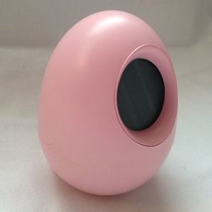 rose pink bob egg clock