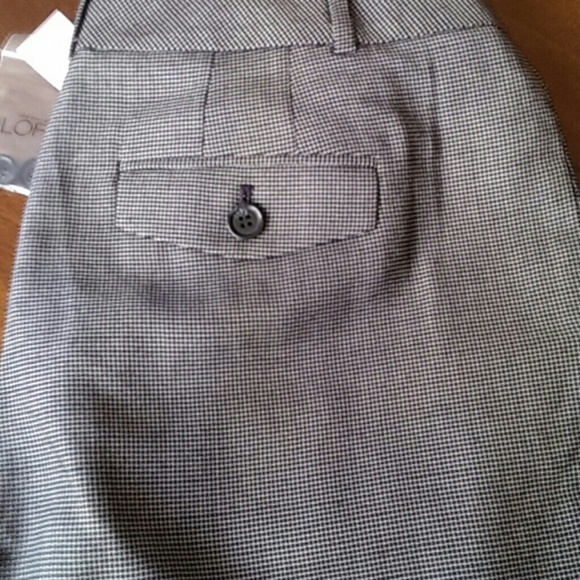 Ann Taylor Loft. New business pants black/white